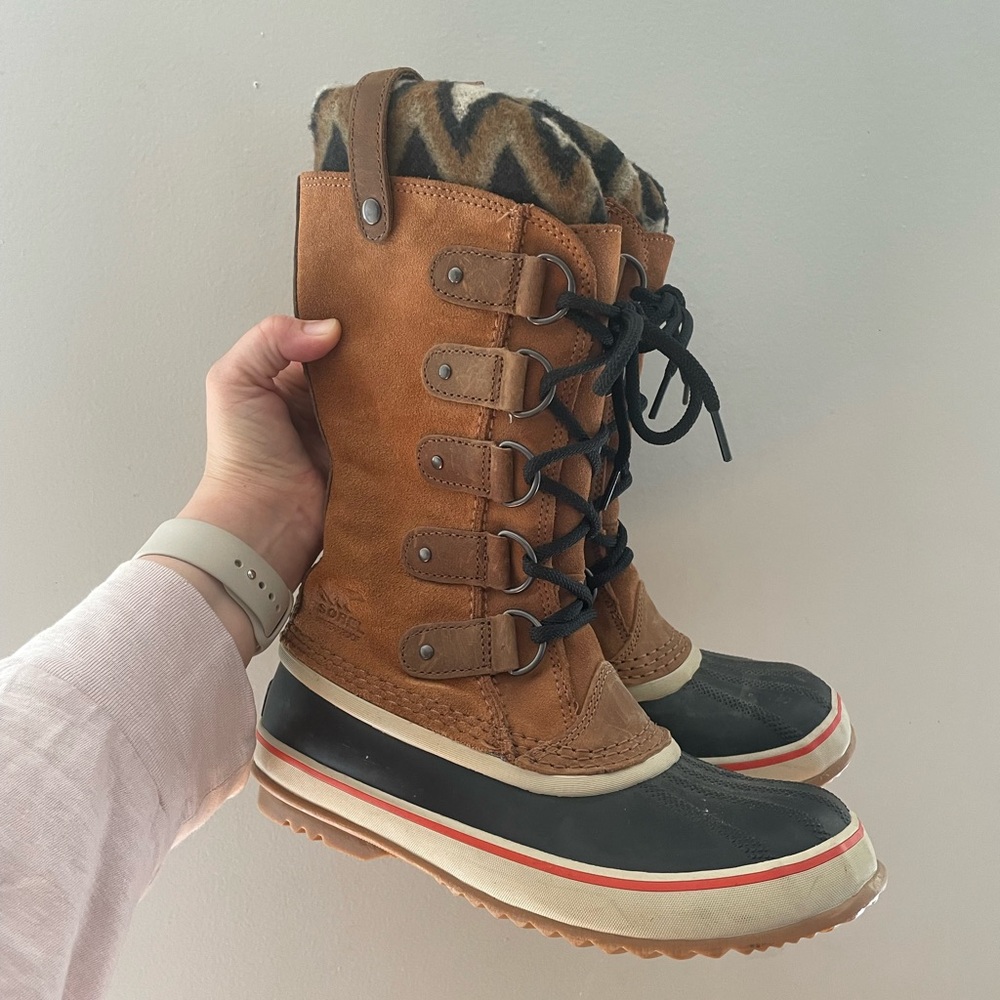 Womens leather lined sorel boots